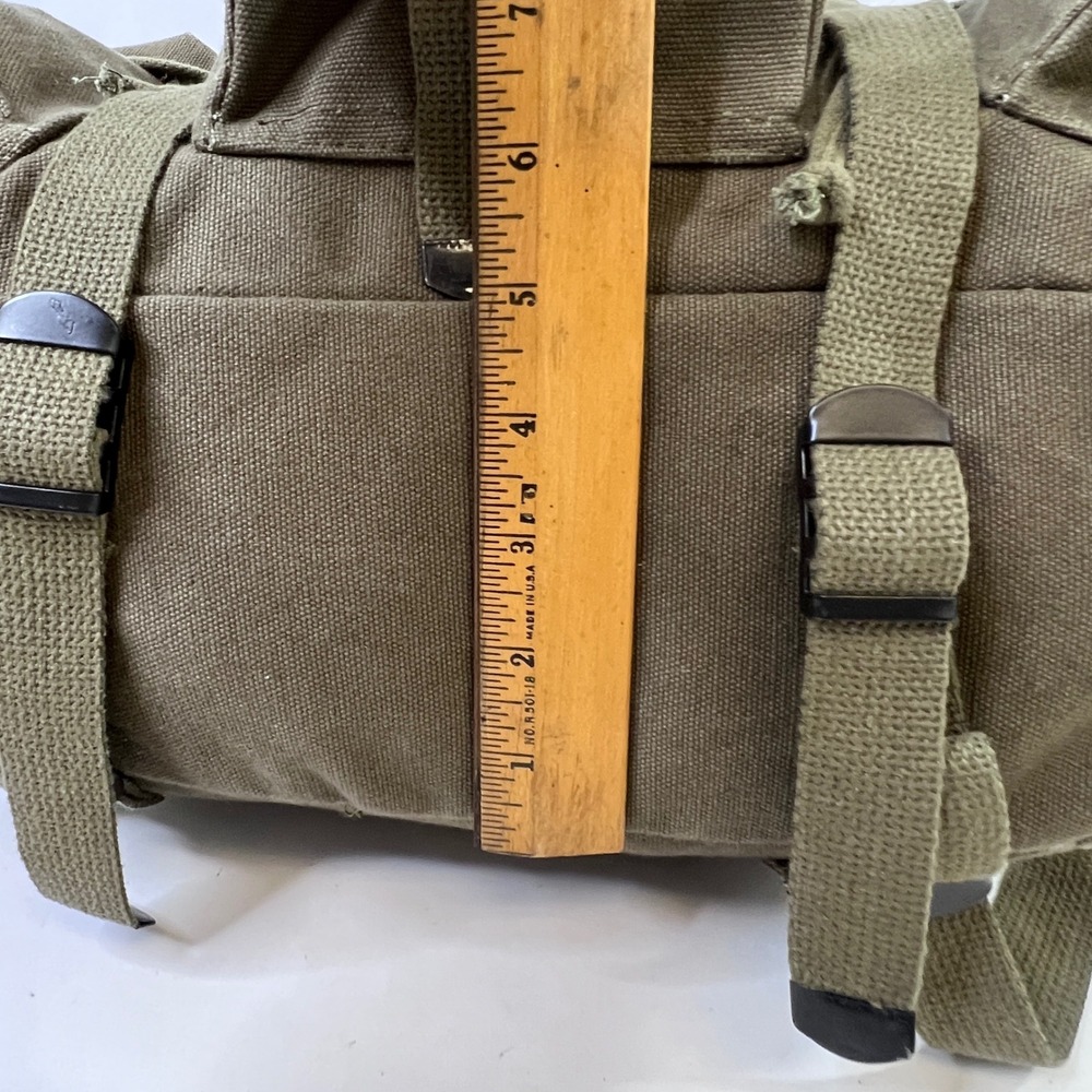 Rothco Olive Drab Mini US Army Style ALICE Pack Canvas Backpack Rucksack - Picture 7 of 15